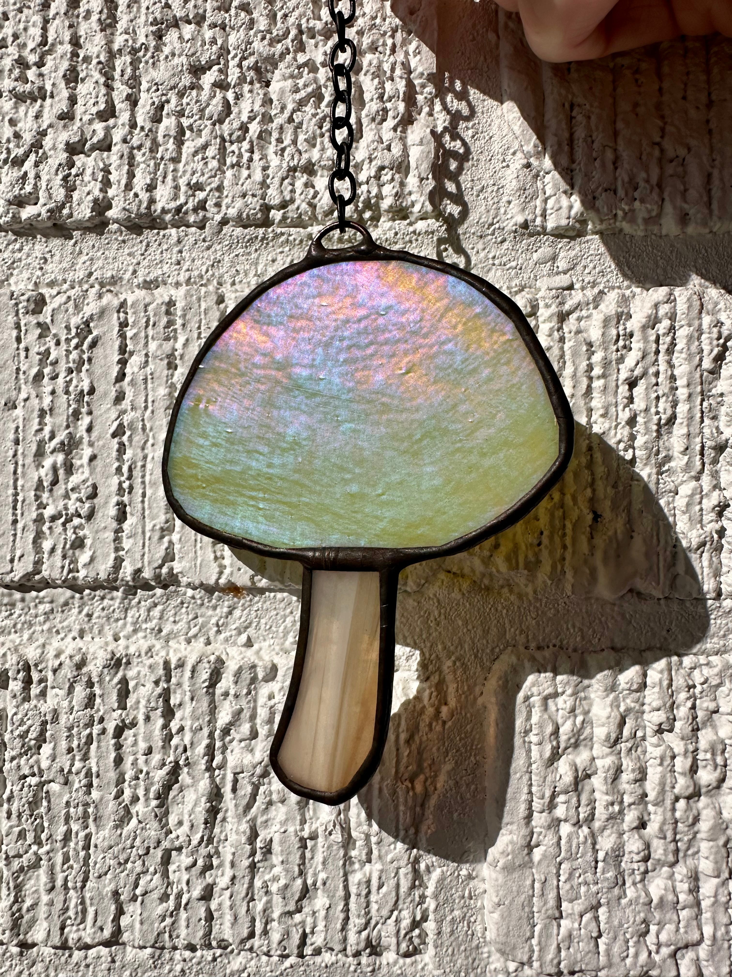 Iridescent Lime Mushroom